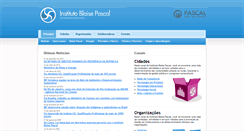 Desktop Screenshot of institutopascal.org.br